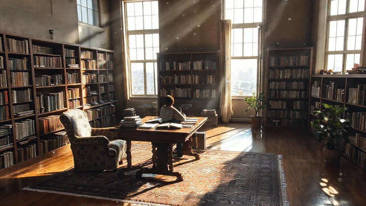 Un espacio acogedor, lleno de lectura