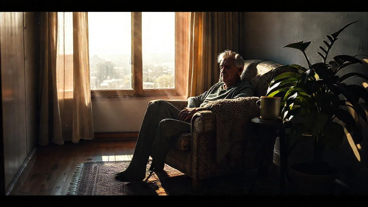Luz y quietud en un espacio soñoliento