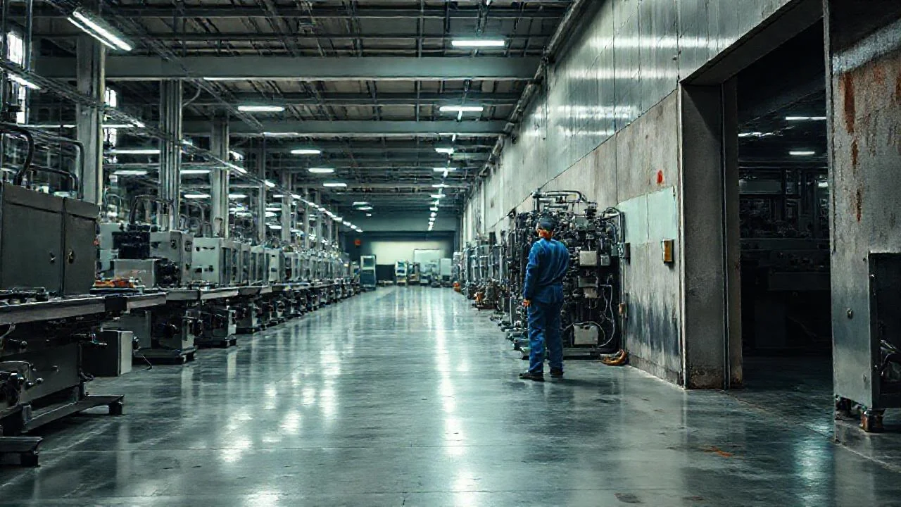 Factoría industrial: escala y trabajo