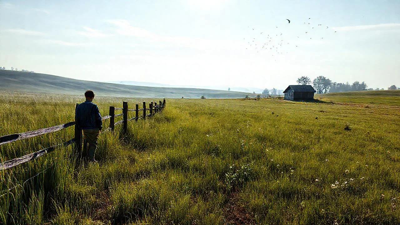 Campo abierto, luz y tranquilidad