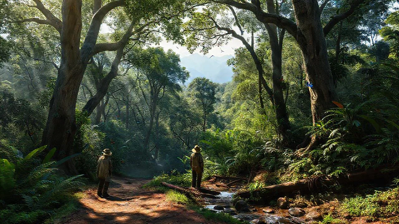 Jungle exuberante, misterio y vastedad