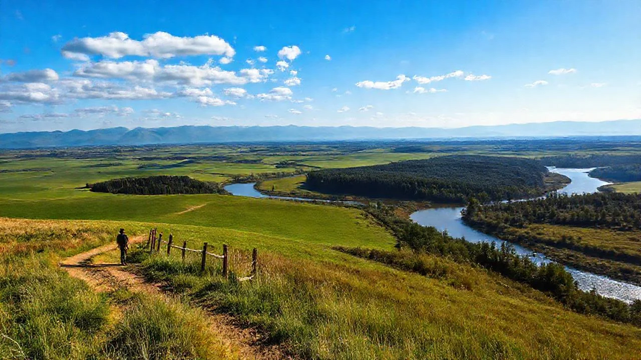 Paisaje sereno y naturalmente hermoso