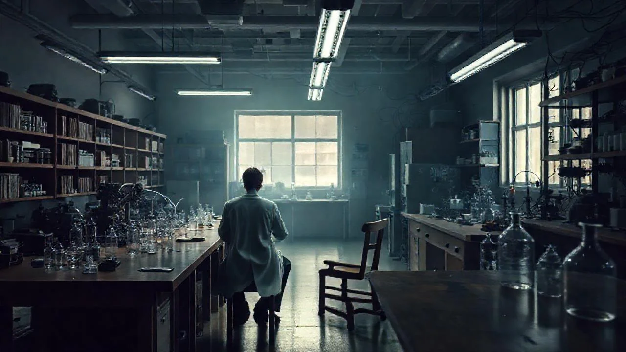 Laboratorio silencioso y repleto de ciencia