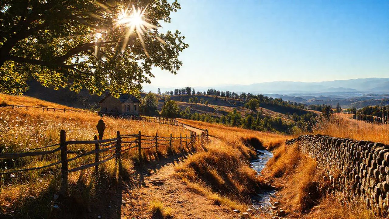 Paz rural baña la tierra