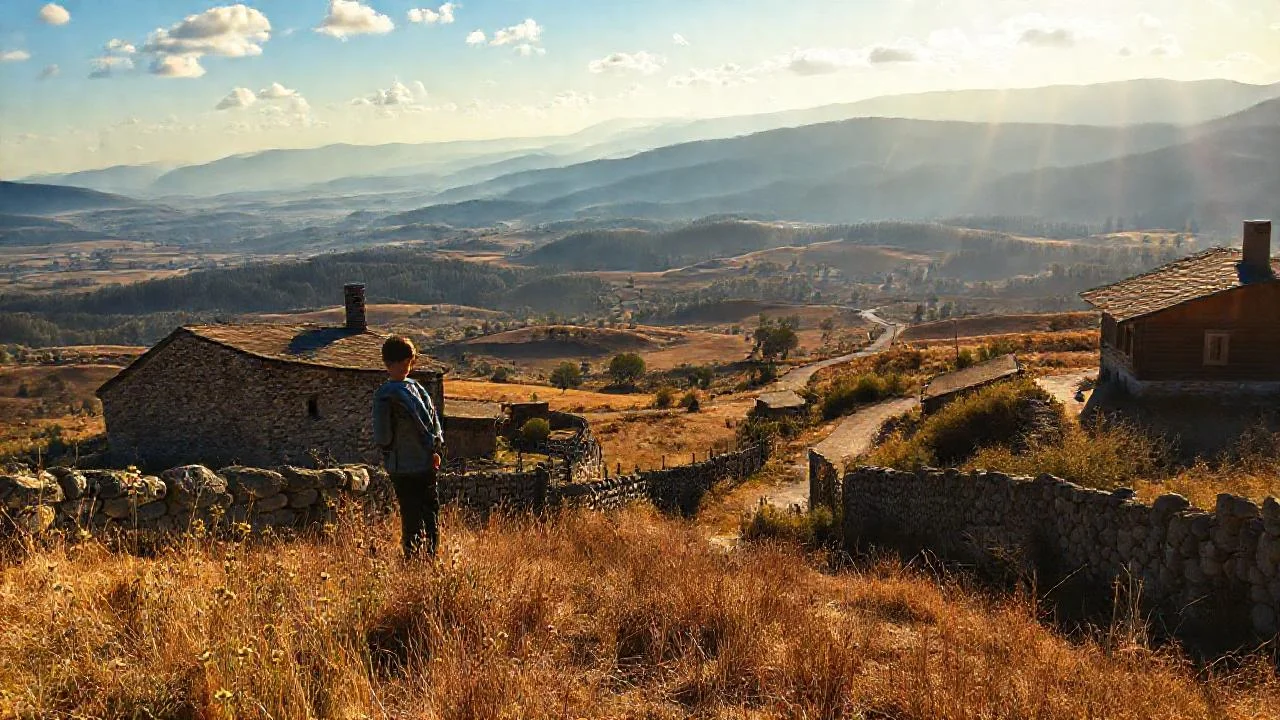 Un valle tranquilo, cálido y sereno
