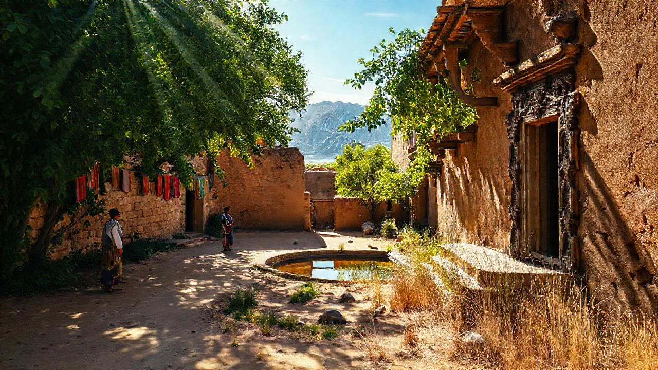 Un tranquilo pueblo ancestral se revela