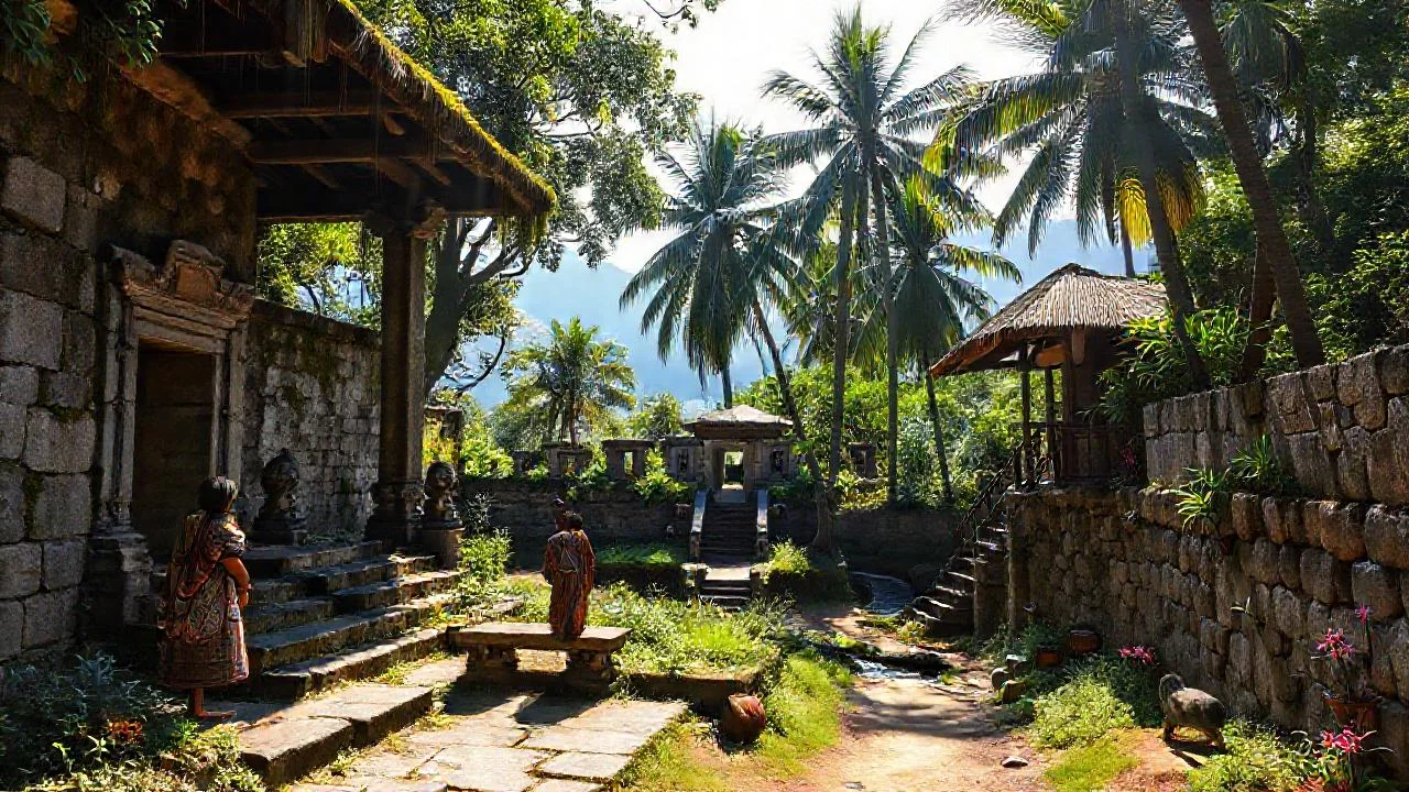 Un antiguo templo se oculta en la selva