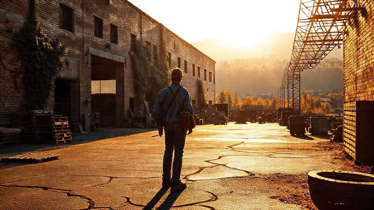 Sol y óxido en el almacén