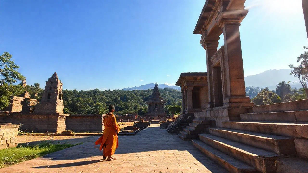 Un templo antiguo irradia paz
