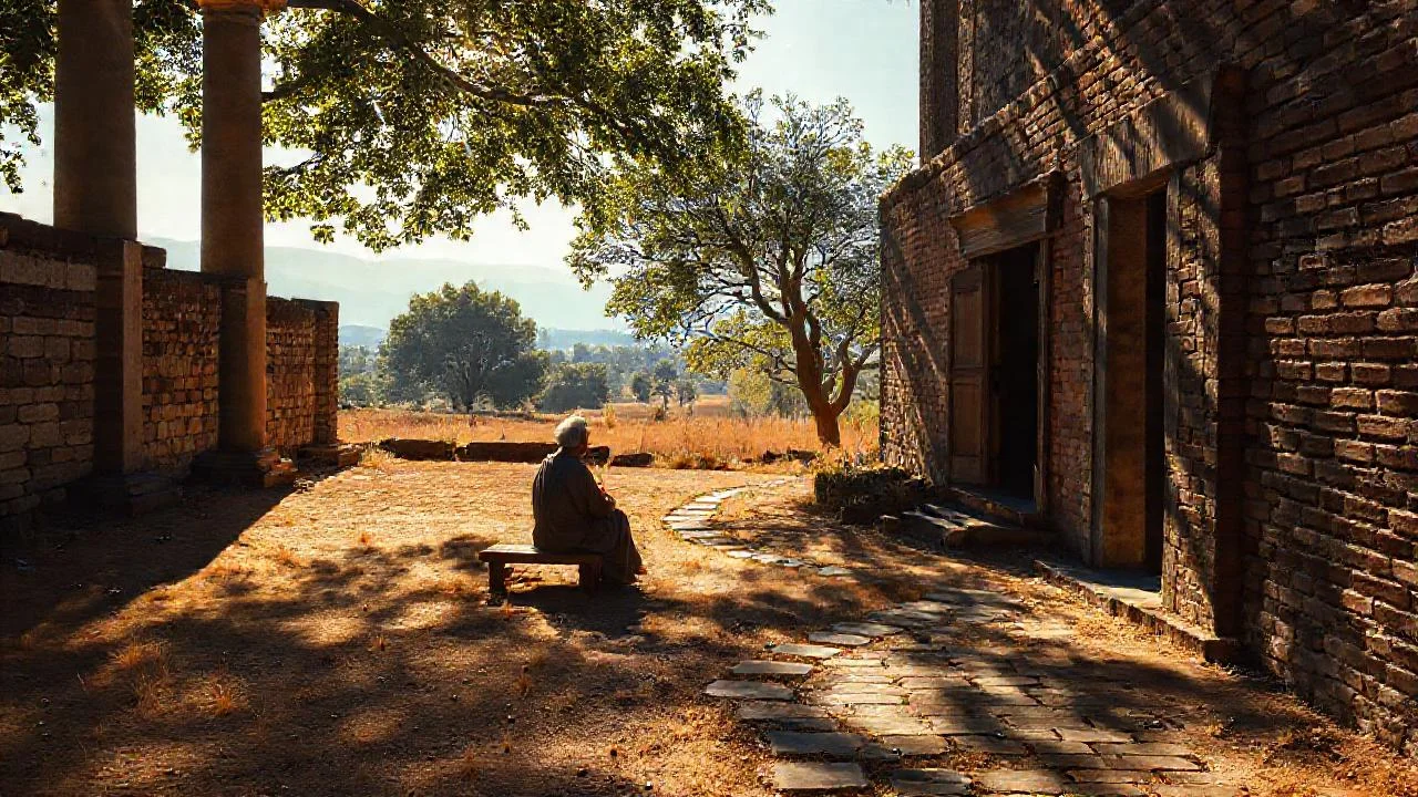 Silencio antiguo, luz y soledad