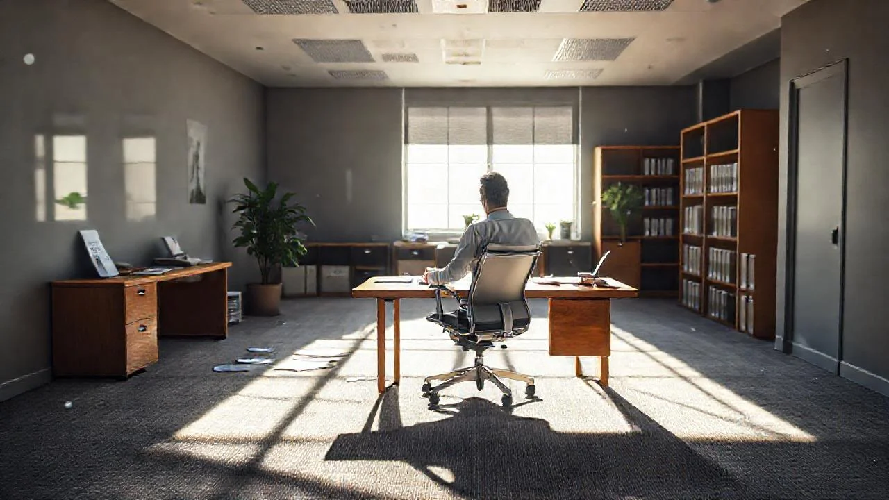 Un espacio de trabajo ordenado y tranquilo