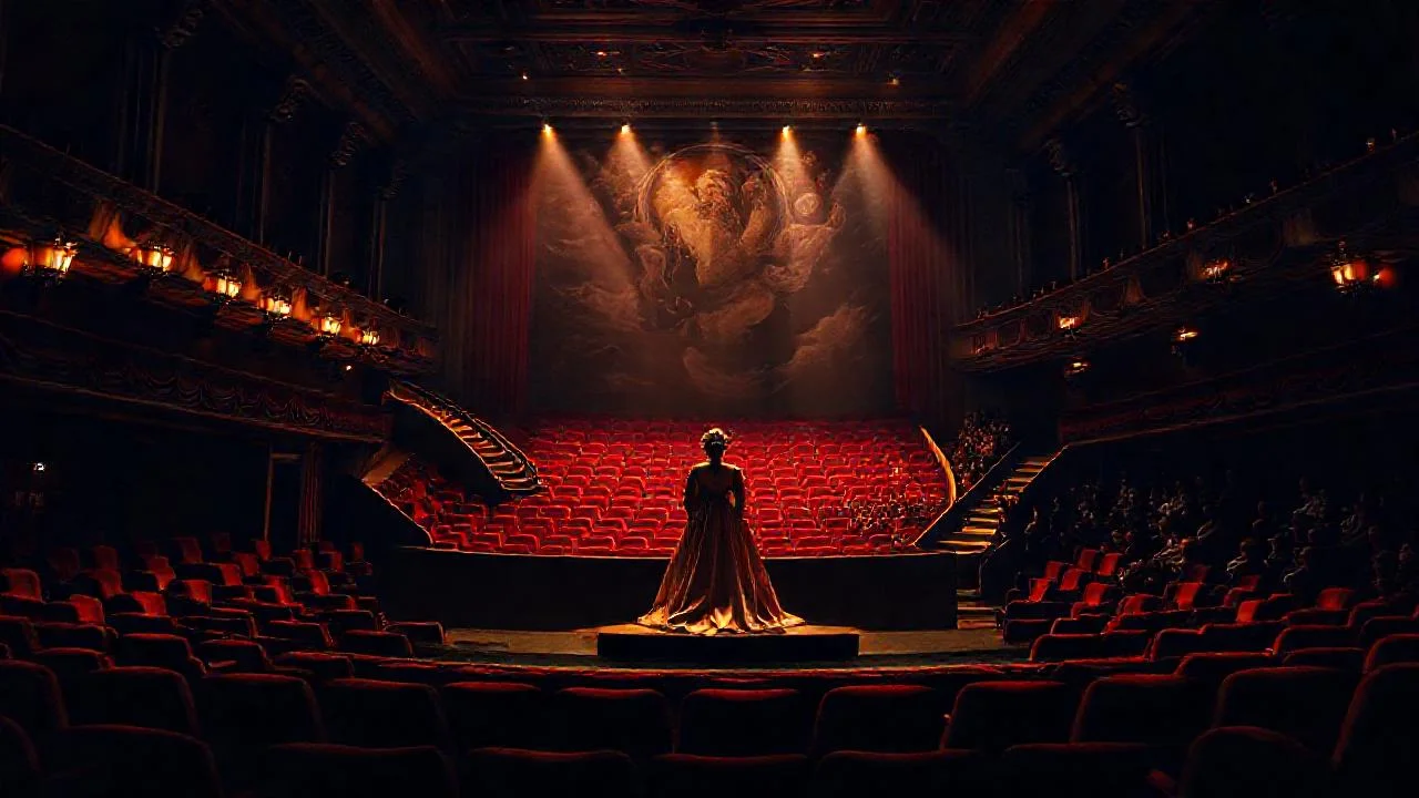 Un teatro grandioso y misterioso espera