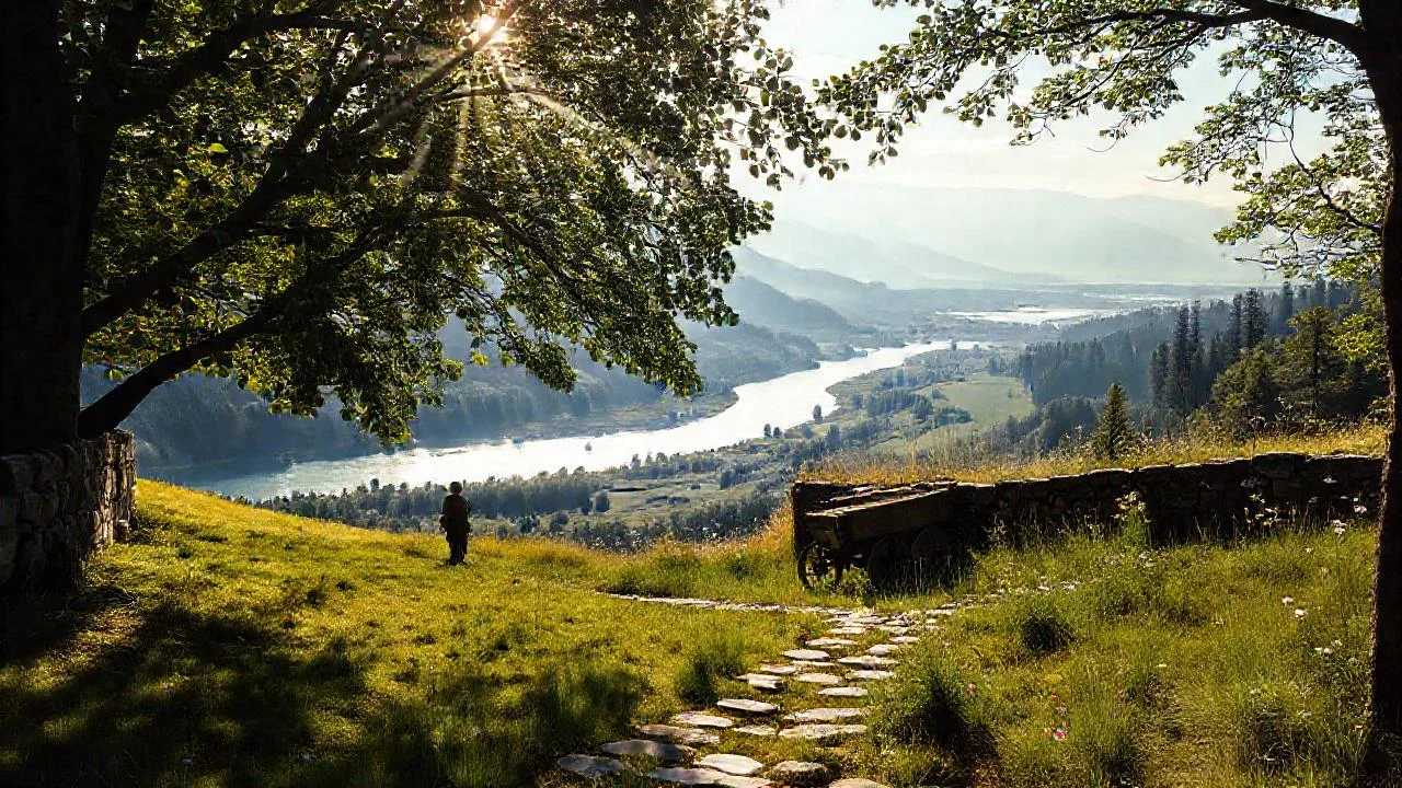 Naturaleza tranquila, luz y sombra