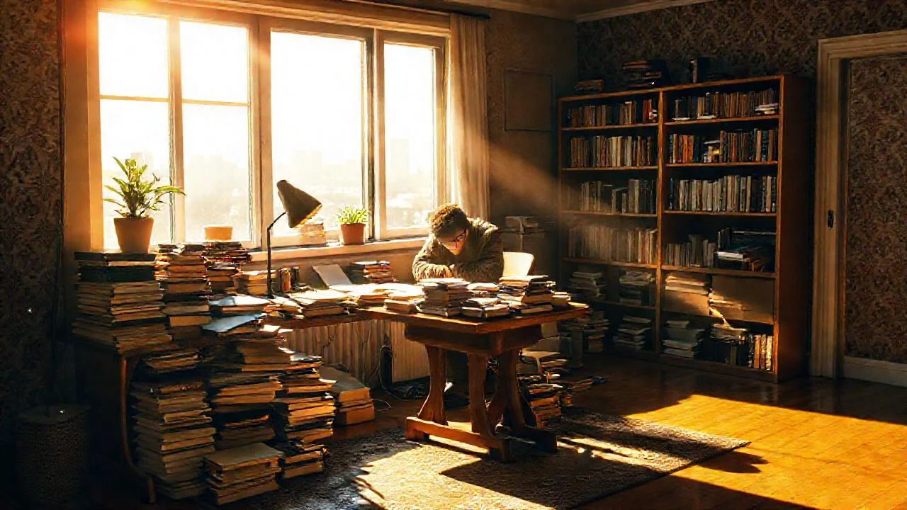 Un estudio iluminado, creativo y vivido