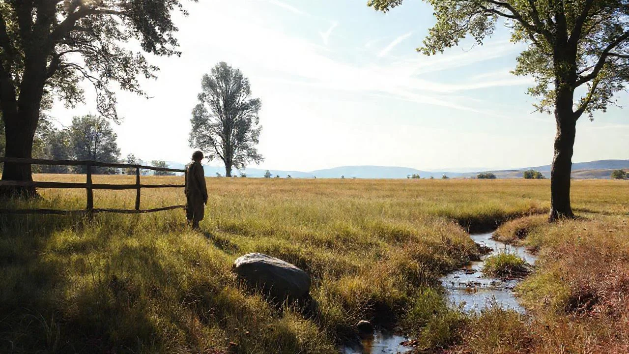 Un paisaje tranquilo y sereno