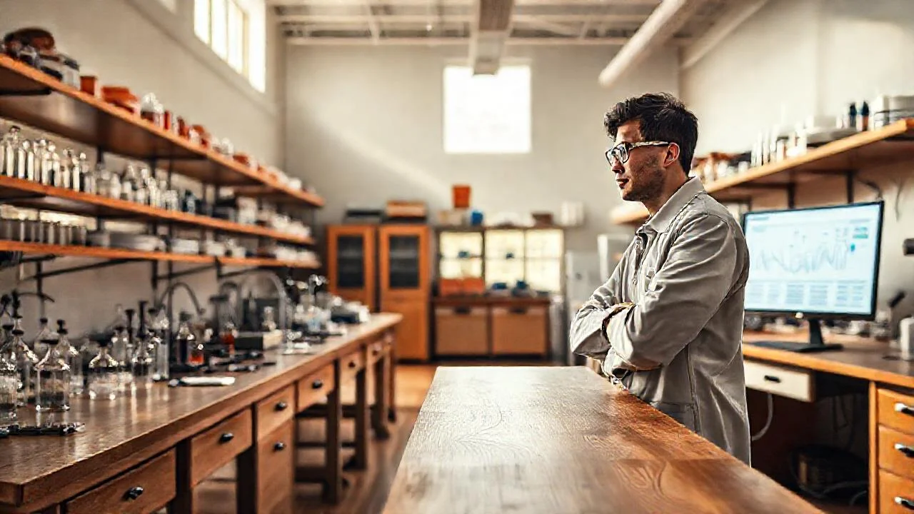 Laboratorio científico: orden y profundidad