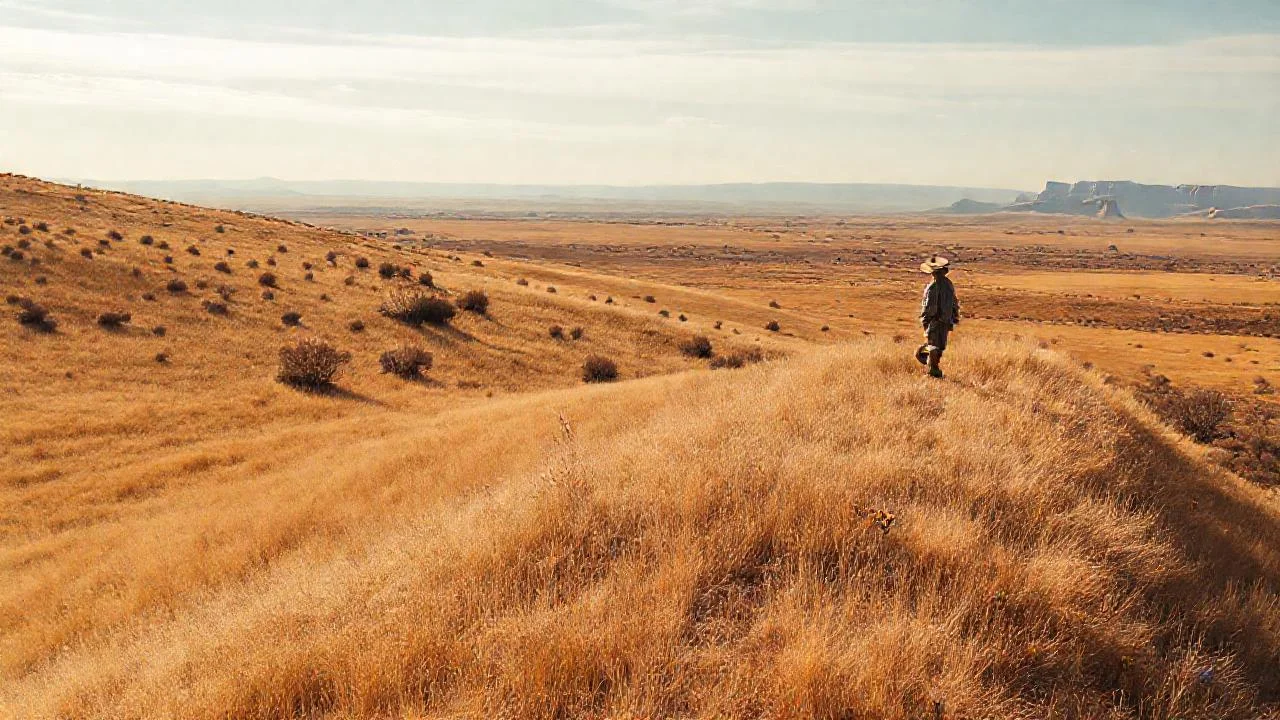 Un paisaje árido y silencioso se extiende