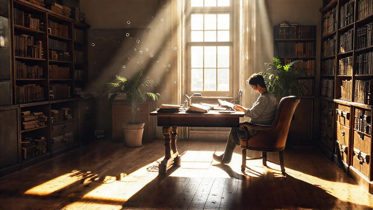 Un estudio tranquilo y realista