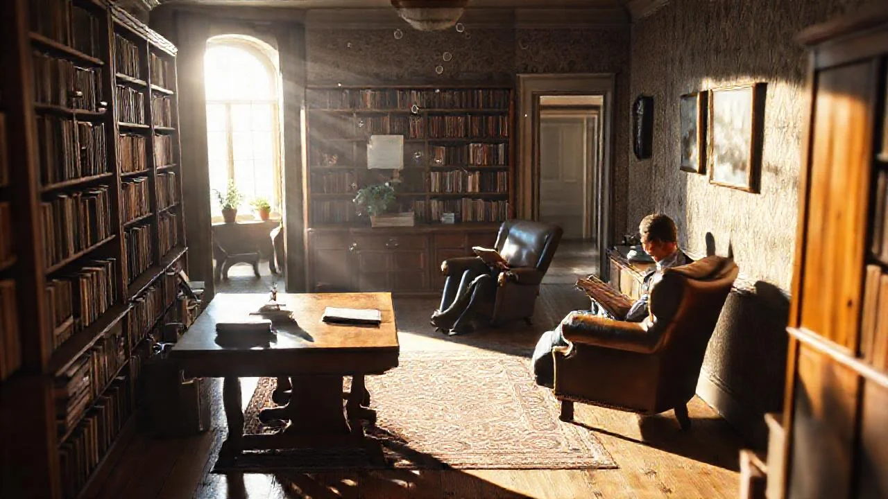 Un estudio tranquilo y acogedor