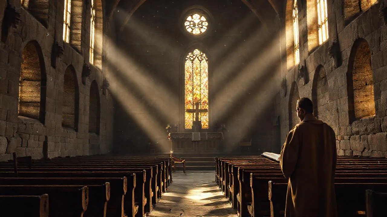 Una capilla antigua y silenciosa observa