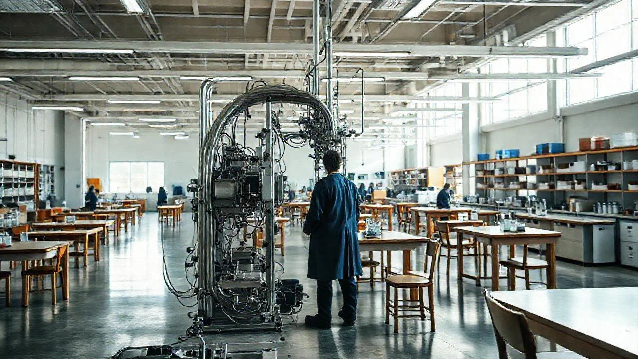 Laboratorio moderno, funcional y silencioso