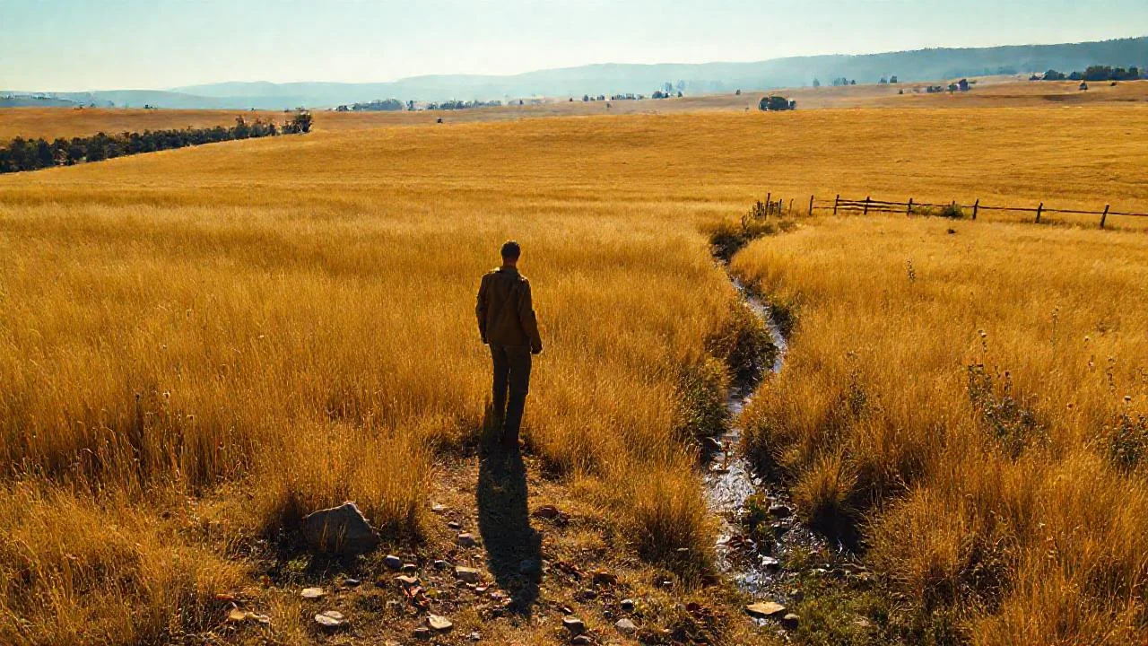 Un campo dorado refleja la paz