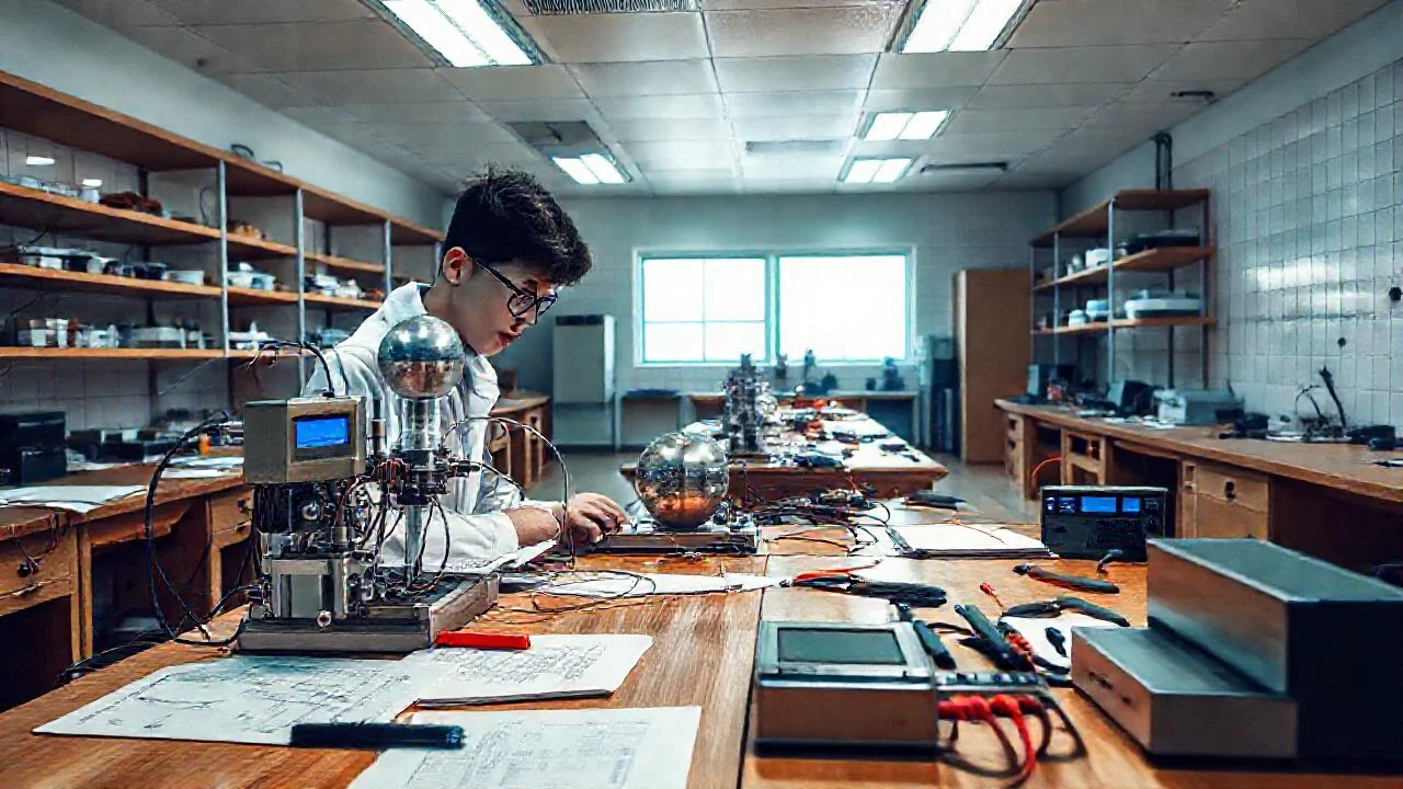 Laboratorio científico: enfoque y precisión