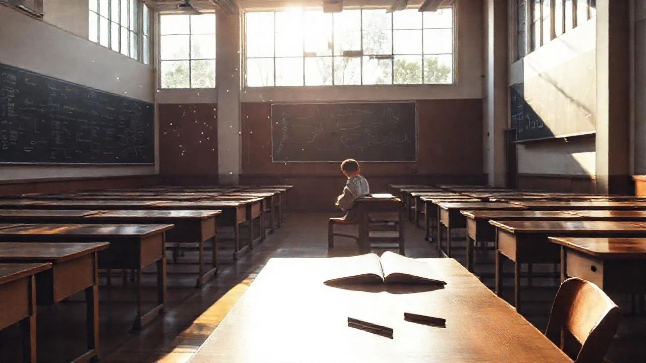 Un aula tranquila, enfocada en el estudio