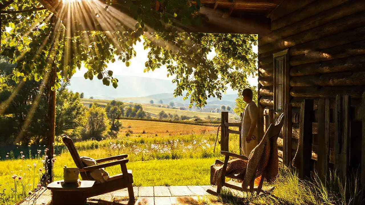 Paz y luz en la naturaleza