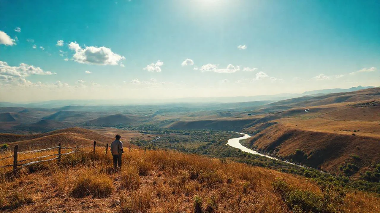 Un paisaje amplio y sereno