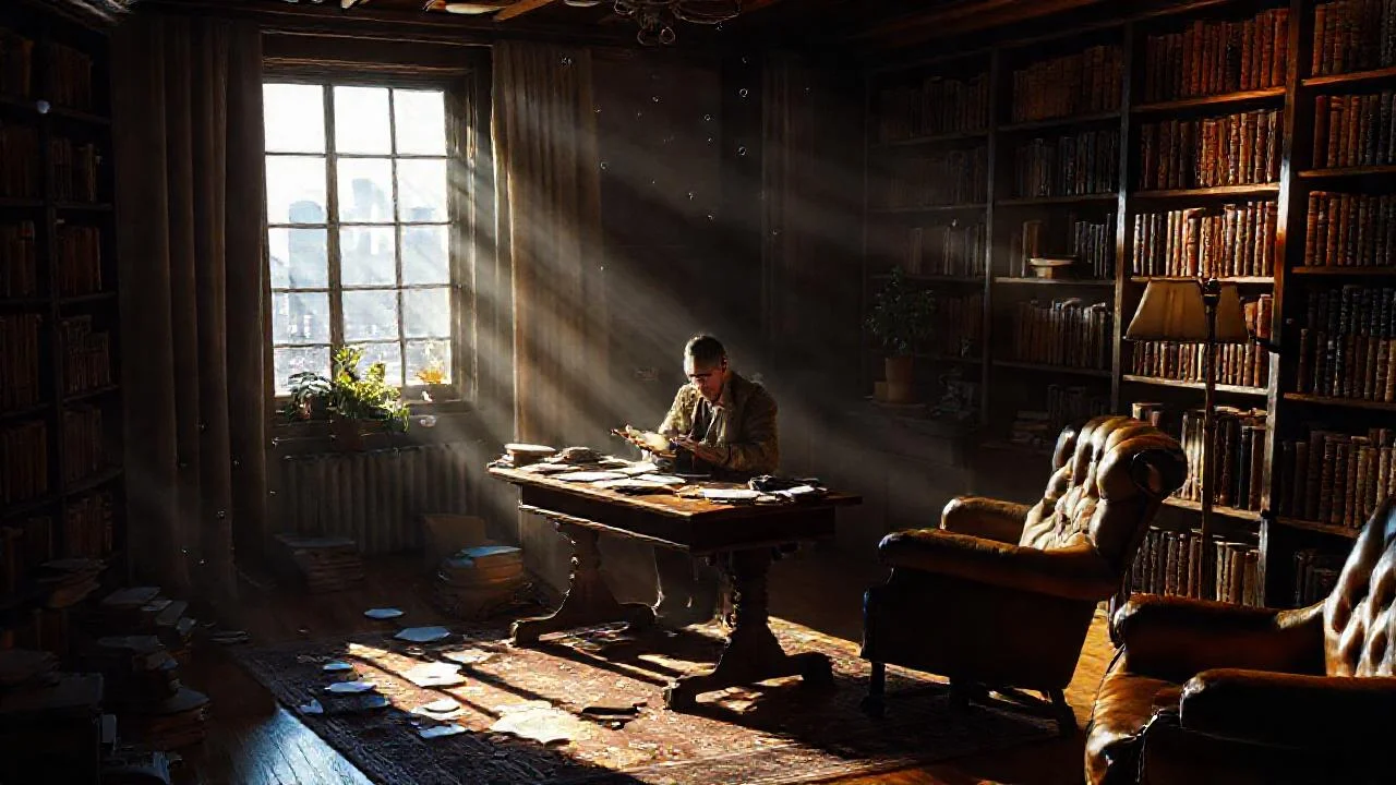 Un estudio tranquilo, lleno de saber