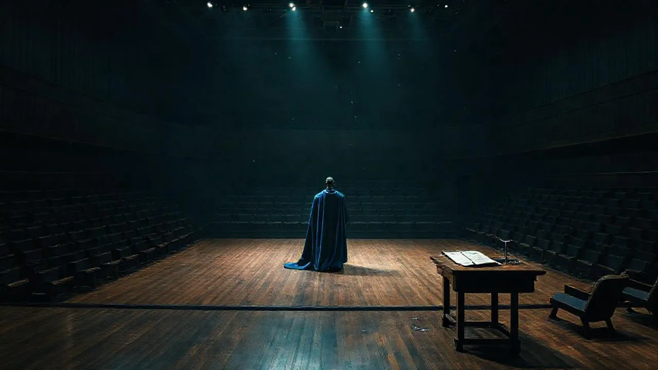 Un teatro silencioso y expectante aguarda