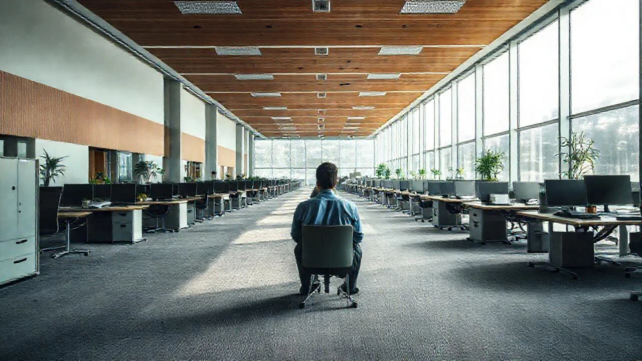 Un espacio de oficina profesional y amplio