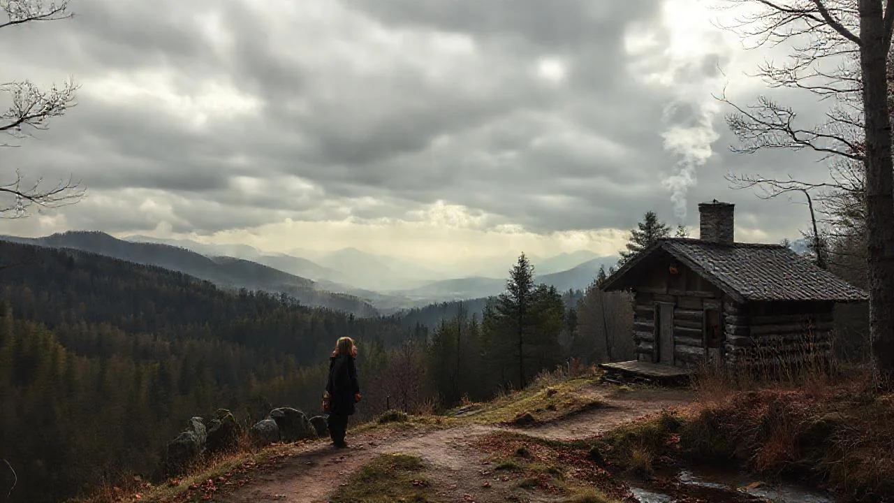 Aislamiento tranquilo en la naturaleza