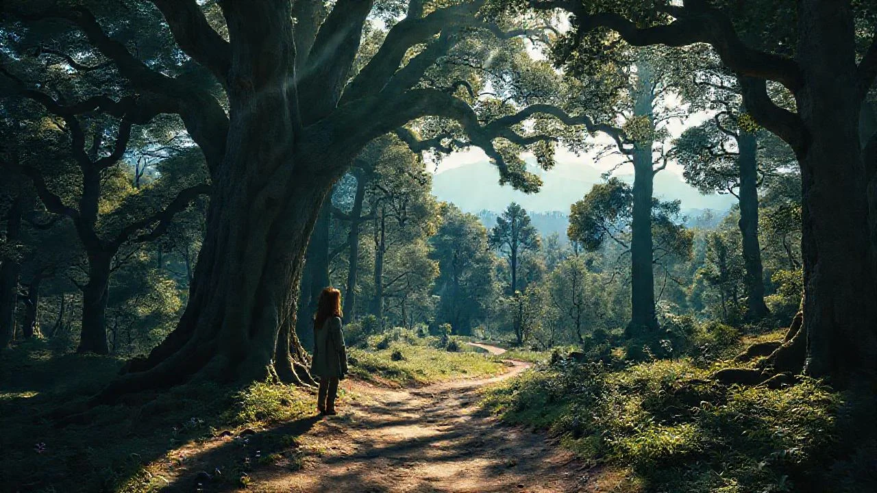 Un bosque antiguo, silencioso y profundo