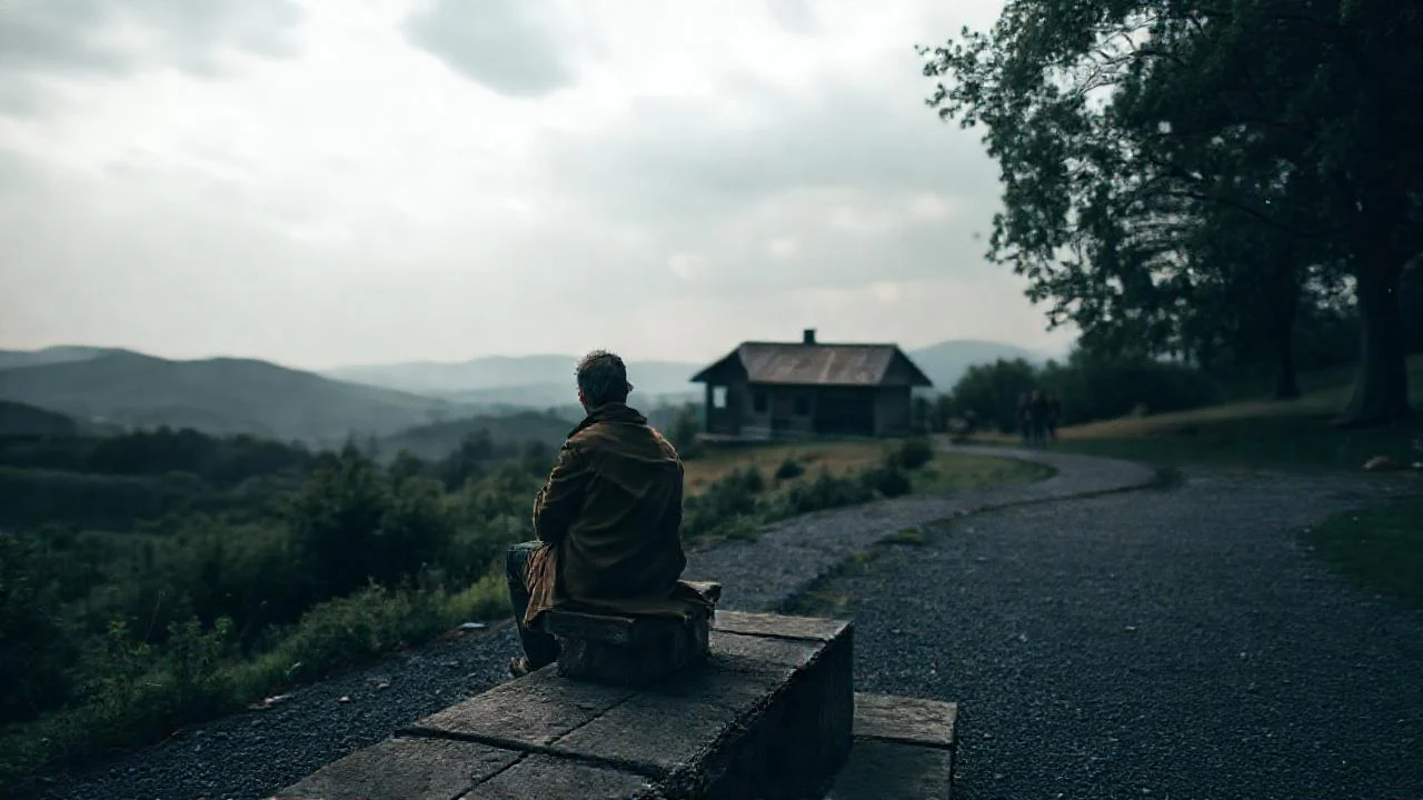 Silencio, paisaje, figura solitaria y calma
