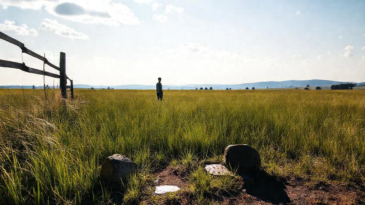 Campo extenso, tranquilo y silencioso