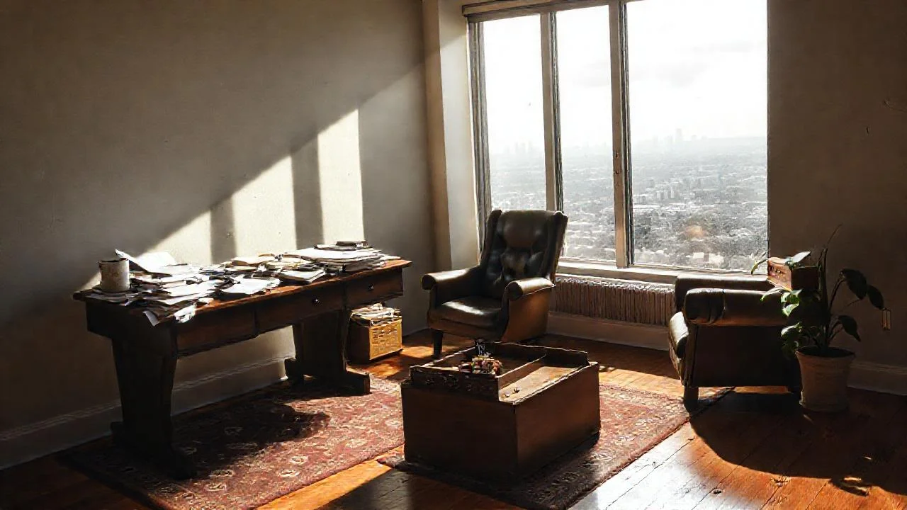 Una habitación tranquila, llena de historia