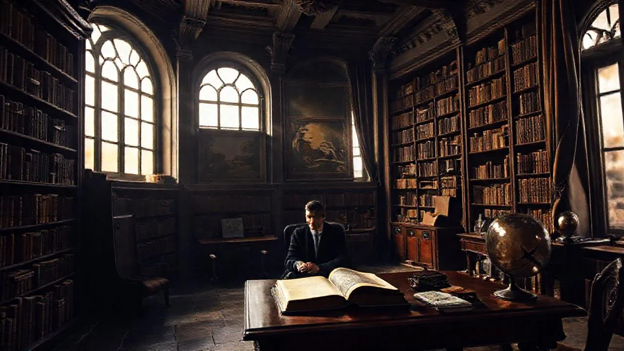 Un estudio silencioso, iluminado y contemplativo
