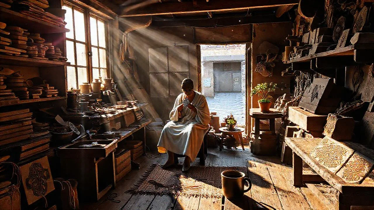 Sol, madera y quietud artesanal