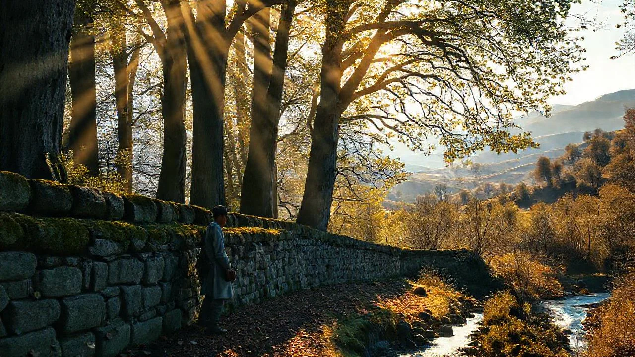 Silencio y calma en el bosque