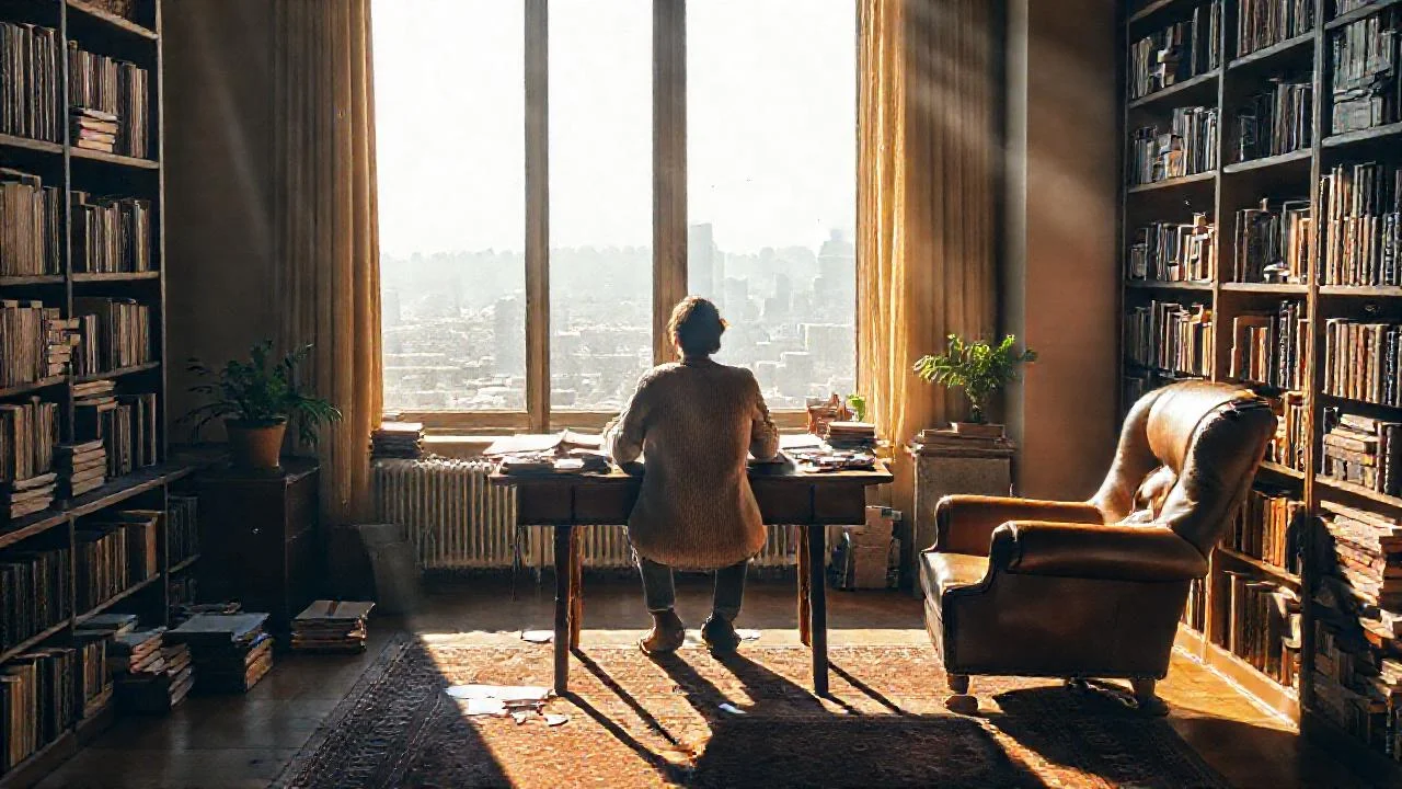 Una habitación tranquila, iluminada y serena