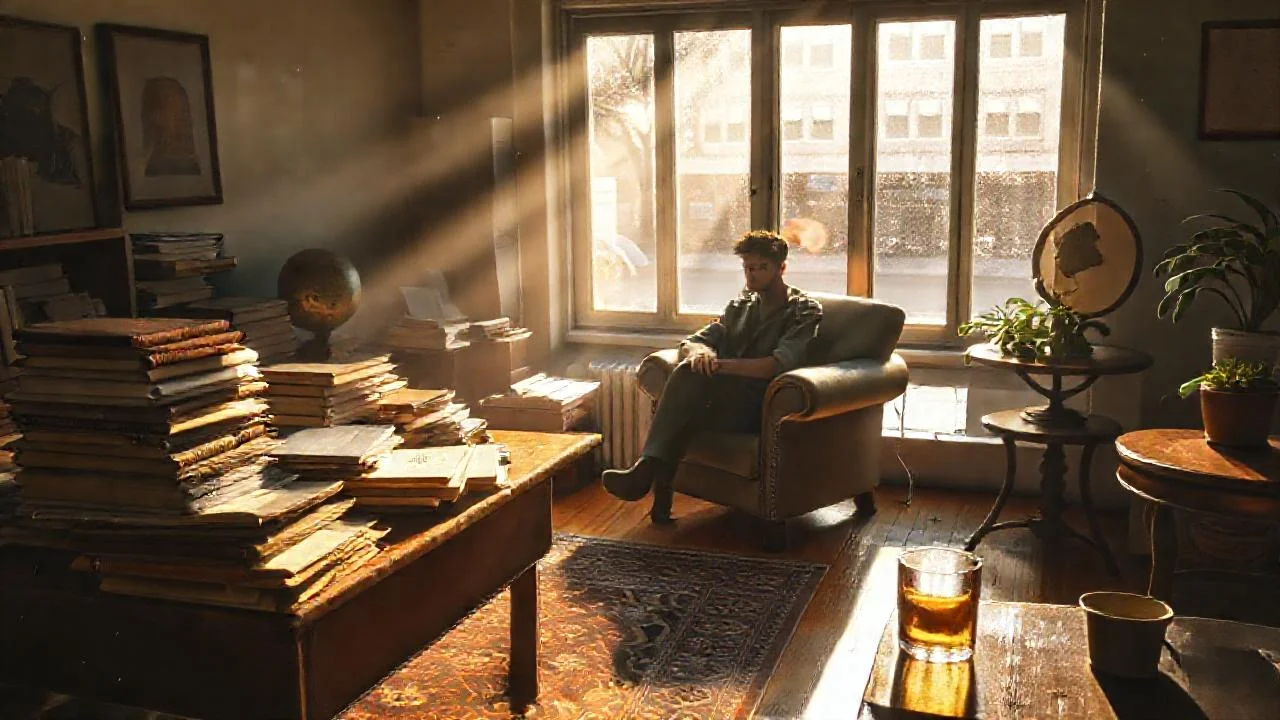 Un estudio tranquilo, bañado por el sol