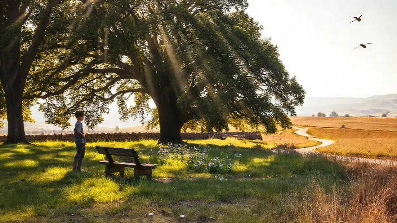 Silencio, luz y contemplación en el campo