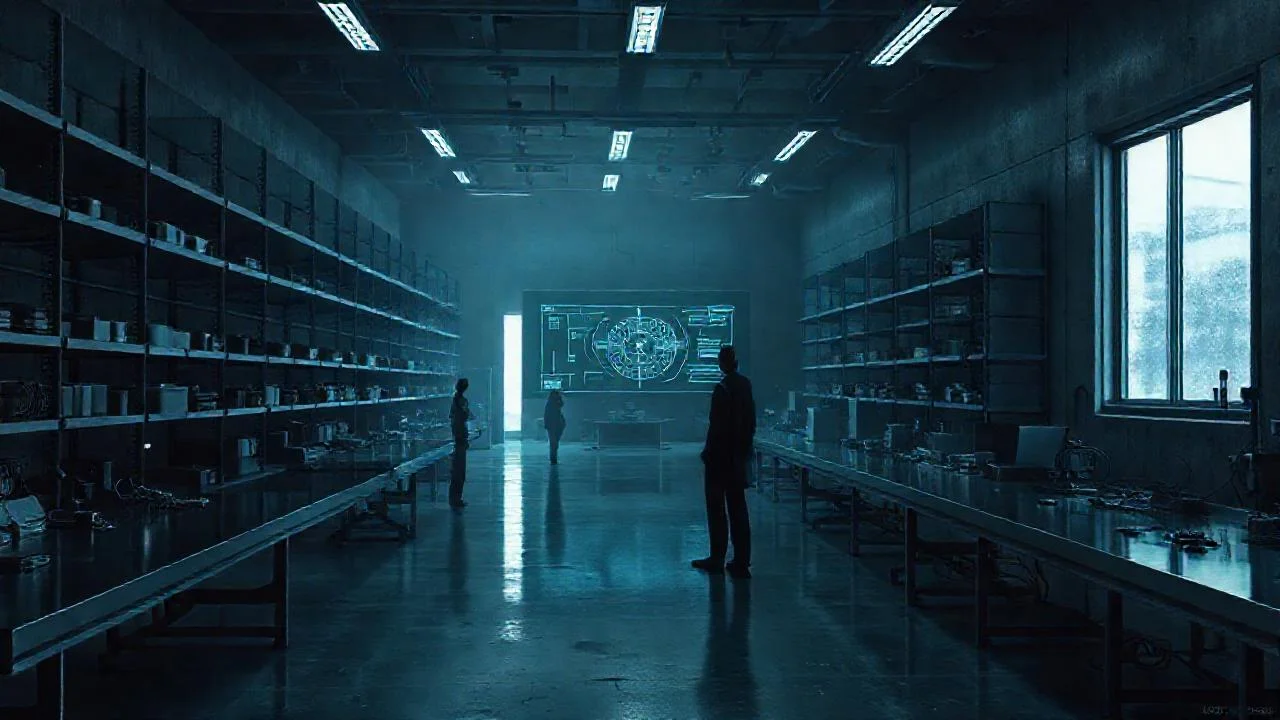 Laboratorio científico, silencio y reflexión
