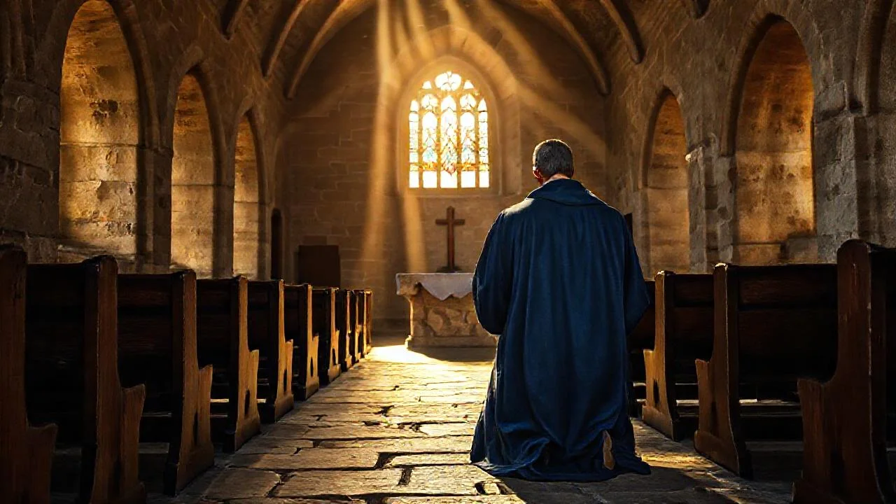 Silencio y luz en la capilla