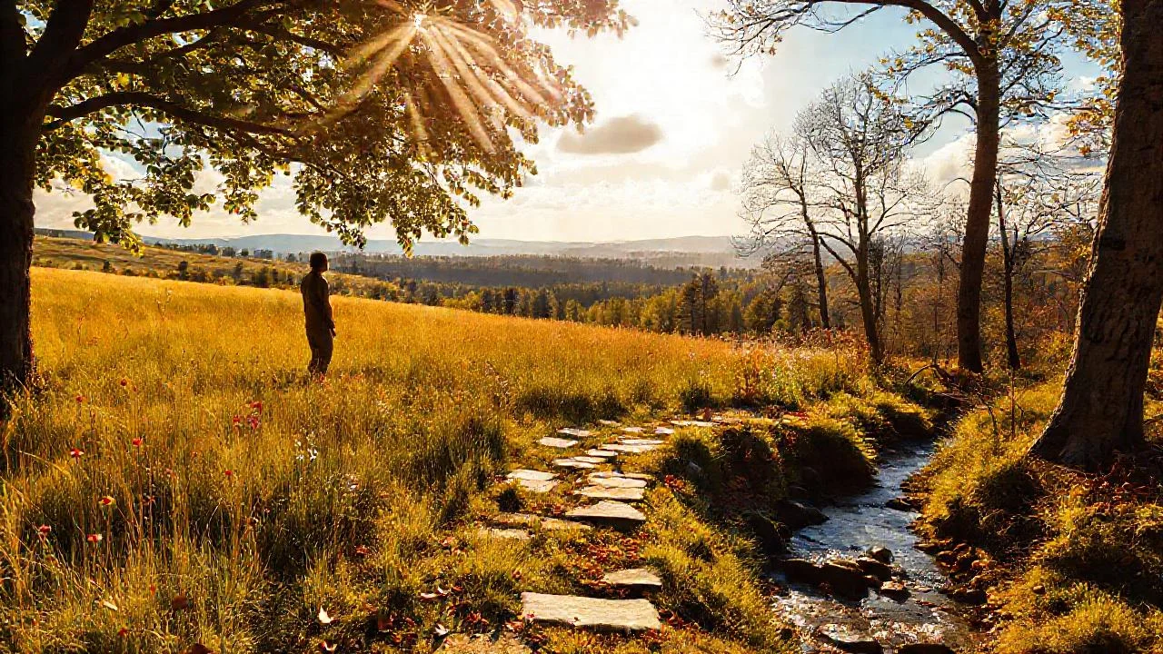 Un paisaje sereno y natural se revela