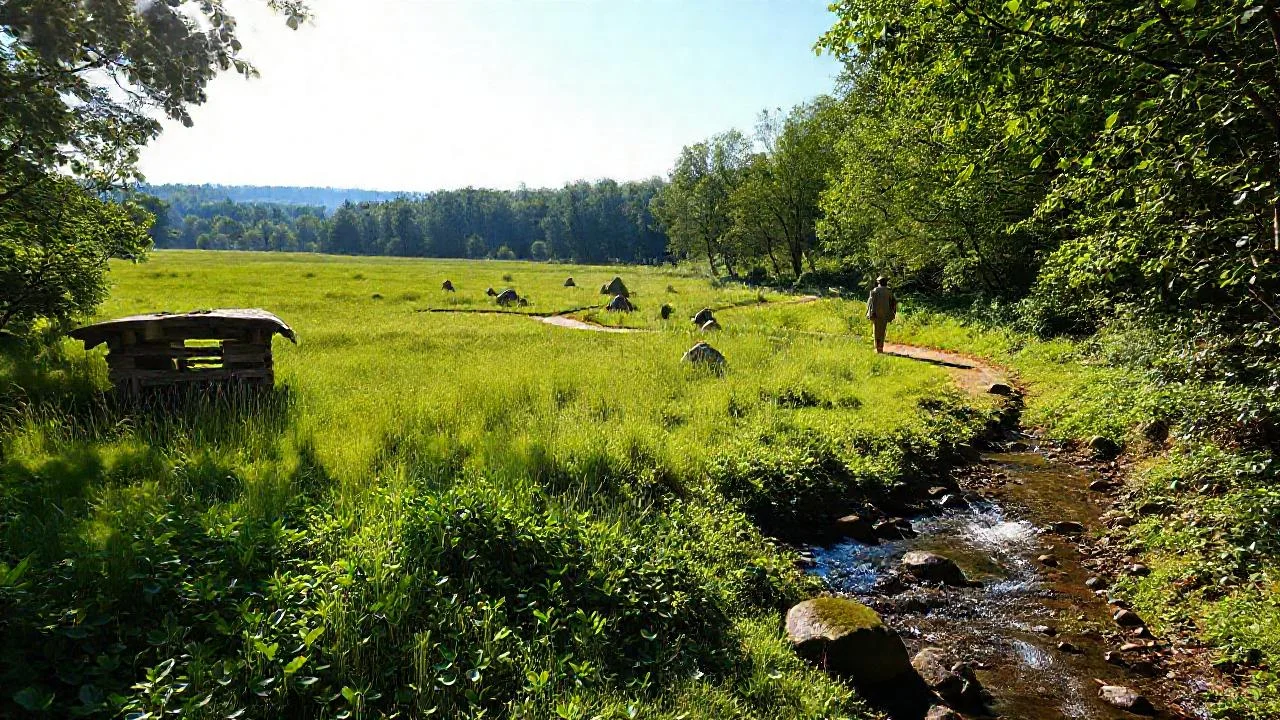 Naturaleza serena y revitalizada se extiende