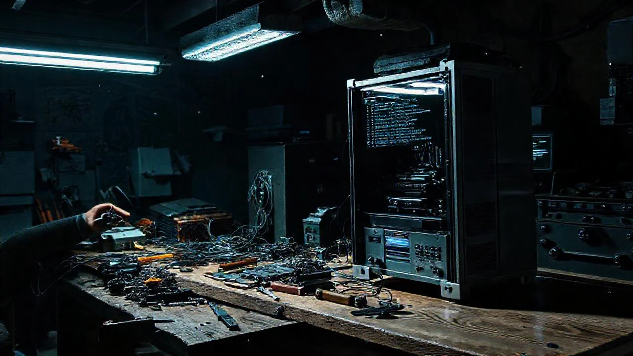 Un taller de computación en sombras