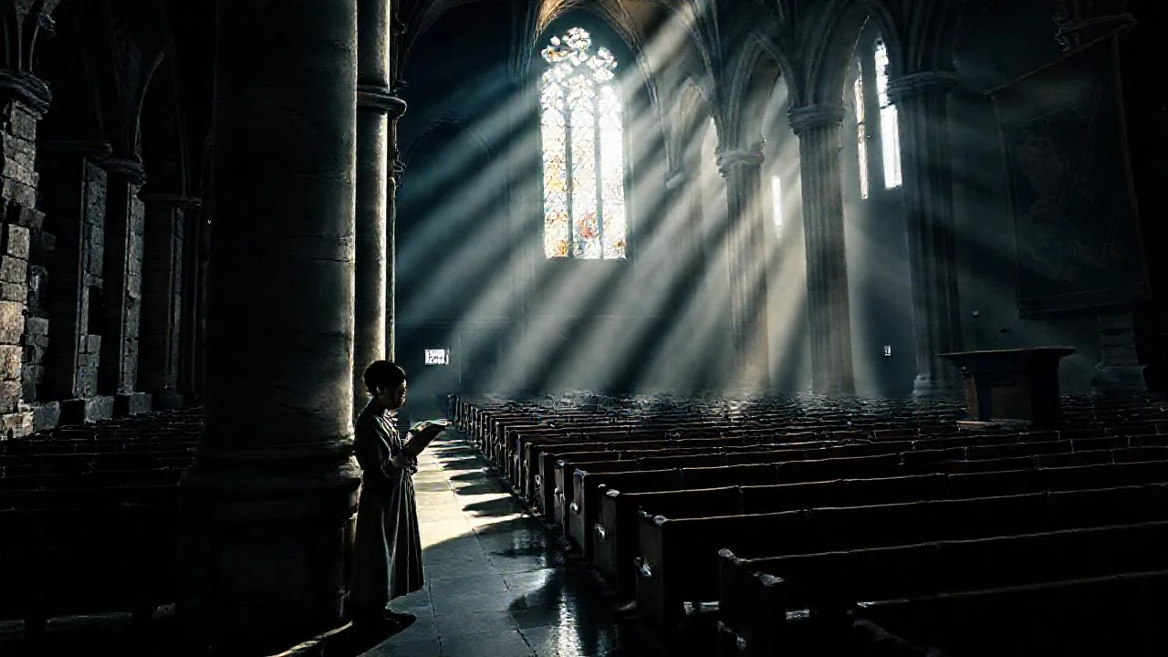 Un silencio antiguo ilumina la catedral